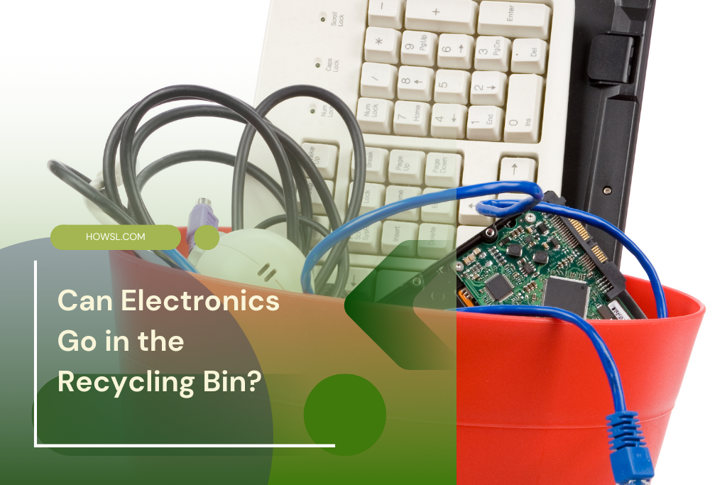 Can Electronics Go in the Recycling Bin?